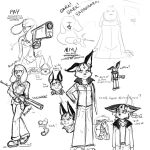  anthro bird_dog candy canid canine canis dessert domestic_dog duo ear_piercing ear_ring english_text expressions fay_spaniel felid feline female food gum hi_res hunting_dog lynx mammal miyu_lynx nintendo piercing sketch sound_effects spaniel star_fox text unknown_artist video_games 