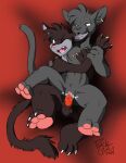2024 age_difference annoyed anthro balls bent_spoon_position bite black_body black_fur bodily_fluids breasts colored_edit crazy_simone cum cum_in_pussy cum_inside domestic_cat duo ear_bite ear_piercing ear_ring felid feline felis female fur genital_fluids genitals hand_on_breast hi_res housepets! looking_at_another looking_at_partner male male/female mammal maxwell_(housepets!) multicolored_body multicolored_fur notched_ear older_female pawpads penetration penile_spines penis piercing red_background red_penis rick_griffin ring_piercing sabrina_(housepets!) sex signature simple_background small_breasts teeth two_tone_body two_tone_fur vaginal vaginal_penetration