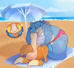 1_horn 2024 2_tails 3_toes 5_fingers 69_position anthro anthro_on_anthro anthro_penetrated anthro_penetrating anthro_penetrating_anthro anthrofied armband artist_name balls beach beach_towel belly big_balls big_belly big_breasts big_butt big_dom_small_sub big_penis black_markings blue_body blue_skin blush blush_lines bodily_fluids breasts bulge butt canid canine clothed clothing cloud colored cutaway detailed_background digital_drawing_(artwork) digital_media_(artwork) dominant dozighost duo english_text erection eyeshadow feet fingers floatzel fur generation_1_pokemon generation_4_pokemon genitals glistening glistening_balls glistening_body glistening_butt glistening_genitalia glistening_moobs glistening_penis glistening_thighs grey_shell hand_on_leg hand_on_penis head_tuft heart_symbol hi_res holding_object horn huge_butt huge_penis huge_thighs jewelry kneeling lapras larger_anthro larger_male lying makeup male male/male male_penetrated male_penetrating male_penetrating_male mammal markings moobs motion_lines multi_tail multicolored_body multicolored_fur navel necklace nintendo nude on_back on_top oral oral_penetration orange_body orange_fur overweight overweight_anthro overweight_male parasol penetration penile penile_penetration penis penis_in_mouth piercing pokemon pokemon_(species) pokemorph portrait question_mark saliva saliva_on_penis sand sex shaded shark_tooth_necklace shell shirt signature sitting sitting_on_another size_difference sky smaller_anthro smaller_male spots spotted_body standing surfboard swimming_trunks swimwear tail tan_balls tan_body tan_fur tan_penis tan_skin tank_top teeth text thick_thighs toes topwear towel tuft two_tone_body two_tone_tail undersized_clothing underwear water wide_hips