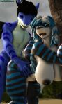  3d_(artwork) 5_fingers abs absurd_res ambiguous_penetration anthro anthro_on_anthro anthro_penetrated anthro_penetrating anthro_penetrating_anthro big_breasts blue_body blue_markings breasts dahsharky_(character) deadboltreturns digital_media_(artwork) duo eyes_closed female female_penetrated fingers fish from_behind_position hair hi_res male male/female male_penetrating male_penetrating_female marine markings nika_sharkeh open_mouth penetration sex shark 