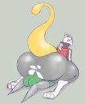  anthro balls big_balls big_butt butt duo genitals huge_butt hyper legendary_pok&eacute;mon male male/male mewtwo nintendo peach_(peachymewtwo) pok&eacute;mon pok&eacute;mon_(species) roserade sex video_games weasel_k 