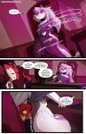 2025 adopted_(lore) adopted_daughter_(lore) adoptive_father_(lore) anthro anthro_penetrated black_nose blitzo_(helluva_boss) blush bodily_fluids bottomless bottomless_anthro bottomless_female breasts butt canid canid_demon canine claws clothed clothed_anthro clothed_female clothed_humanoid clothed_male clothing collar comic crop_top demon dialogue digital_media_(artwork) english_text female female_anthro female_penetrated fur grey_body grey_fur grey_hair group hair hellhound helluva_boss hi_res hiding horn humanoid humanoid_on_anthro humanoid_penetrating humanoid_penetrating_anthro imp long_comic long_hair loona_(helluva_boss) male male/female male_humanoid male_penetrating male_penetrating_female mammal moxxie_(helluva_boss) multicolored_body multicolored_fur mythological_canine mythological_creature mythology navel nipple_outline partially_clothed penetration penile penile_penetration penis_in_pussy red_body red_sclera red_skin sex shirt spiked_collar spikes stealth_sex swain_(artist) sweat tail teeth text topwear trio two_tone_body two_tone_fur unprofessional_behavior url vaginal vaginal_penetration walk-in white_body white_eyes white_fur white_hair