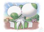  alexis_(limeknight) areola big_breasts breast_expansion breasts building candy cloud dessert dredge_liner expansion female food gardevoir hi_res house huge_breasts humanoid hyper hyper_breasts nintendo nipples not_furry one_eye_obstructed pok&eacute;mon pok&eacute;mon_(species) sitting sky solo sushi thick_thighs video_games 