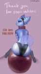  absurd_res anthro blue_eyes butt catpumpkin domestic_cat ear_piercing ear_ring felid feline felis female hi_res lombax mammal piercing ratchet_and_clank rivet_(ratchet_and_clank) solo sony_corporation sony_interactive_entertainment sport video_games 