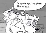 2025 anthro beastofeuthanasia bench bent_arm beverage black_claws black_eyebrows black_nose bodily_fluids chest_tuft claws dialogue digital_drawing_(artwork) digital_media_(artwork) drinking duo english_description english_text eulipotyphlan eyebrows finger_claws flat_colors fur grey_eyebrows grey_eyelids greyscale half-closed_eyes hedgehog holding_beverage holding_object inside male male_anthro mammal monochrome narrowed_eyes on_bench onomatopoeia sauna sauna_bench sega shadow_the_hedgehog sitting sitting_on_bench sonic_the_hedgehog sonic_the_hedgehog_(series) sound_effects speech_bubble sweat sweatdrop talking_to_another text thick_eyebrows tuft wall_(structure) white_body white_fur wood wood_wall