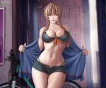  amane_suzuha cleavage flowerxl steins;gate thong undressing 