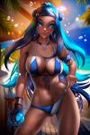  ayyasap bikini cleavage pokemon pokemon_sword_and_shield rurina_(pokemon) swimsuits 