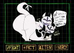 3_eyes 3_heads animated anus battle big_butt big_tail butt butt_slap claws clover_(deltarune) deltarune dialogue female feral freckled_butt freckles gameplay_mechanics multi_eye multi_head roksim slap solo tail taunting teeth undertale_(series) white_body