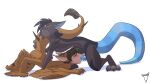 2025 3_toes 4_arms 4_fingers animal_humanoid antennae_(anatomy) avian avian_humanoid barbel_(anatomy) black_claws black_hair blue_inner_ear blue_penis blue_tail blue_whiskers blush blush_lines bmbrigand bodily_fluids brown_body brown_fur brown_whiskers claws cum cum_drip cum_dripping_from_mouth cum_inside digital_drawing_(artwork) digital_media_(artwork) dipstick_tail dragon dripping duo european_mythology eye_markings eyes_closed feathers feet felid feline fellatio female feral fingers flesh_whiskers flye frie fur furred_dragon furred_scalie genital_fluids genitals greek_mythology hair harpy harpy_humanoid hi_res highlights_(coloring) holding_tail humanoid hybrid interspecies kangaroo knot macropod male male/female mammal markings marsupial mink-mink_harpy multi_arm multi_limb mythological_avian mythological_creature mythological_scalie mythology non-canine_knot nude oral penile penis red_eyes rgb saliva scales scalie scaly_tail semi-anthro sex shaded simple_background smaller_version_at_source spiked_tail spikes spikes_(anatomy) striped_body striped_fur striped_markings striped_tail stripes tail tail_markings tan_body tan_feathers tan_fur tan_wings toes tuft whiskers white_background wingless_dragon