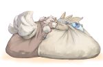2025 belly big_belly brown_body faputa female group hair hi_res huge_belly humanoid lai0n made_in_abyss male nanachi narehate obese overweight reg_(made_in_abyss) simple_background trio white_background white_hair