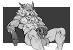2023 abs almondpidor animal_genitalia animal_penis anthro balls barazoku beard big_balls big_penis big_sheath biped blizzard_entertainment bodily_fluids border braided_beard braided_hair canid canine_genitalia canine_penis cum cum_on_balls cum_on_ground cum_on_penis cum_on_sheath detailed_sketch digital_drawing_(artwork) digital_media_(artwork) ear_piercing ear_ring eye_scar facial_hair facial_scar fangs fondling front_view genital_fluids genitals greyscale hair half-erect hand_on_sheath hi_res holding_sheath huge_balls huge_penis long_hair looking_at_viewer male mammal merrick_(caticus) monochrome muscular muscular_anthro muscular_male nipples nude_anthro nude_male penis penis_tip piercing portrait reclining ring_piercing ruff scar self_fondle sheath sheath_fondling simple_background sketch solo teeth three-quarter_portrait vein veiny_arms veiny_muscles warcraft werecanid werecreature white_border worgen