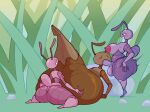 2023 5_fingers anal anal_penetration ant antennae_(anatomy) anthro anthrofied areola arthropod arthropod_abdomen artist_name balls bari_(dozighost) belly big_areola big_breasts big_butt big_penis blush bottom_heavy breasts brown_balls brown_body brown_penis butt butt_size_difference choco_(dozighost) clover_(dozighost) colored curvy_figure digital_drawing_(artwork) digital_media_(artwork) dozighost english_text erection featureless_moobs fingers genitals glans glistening glistening_body griss group group_nudity group_sex gynomorph huge_butt hymenopteran insect intersex intersex/male long_penis looking_at_another male male/male moobs multicolored_body navel nipples nude open_mouth oral oral_penetration outside pear-shaped_figure penetration penis penis_size_difference pink_balls pink_body pink_glans pink_nipples pink_penis purple_balls purple_body purple_penis seductive sex shaded signature simple_eyes size_difference smile teapot_(body_type) text thick_thighs threesome trio two_tone_body watermark wide_hips