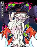 aisha_za_warudo_(genozawarudo) anthro big_breasts breasts brown_body capcom clothing cosplay dress duo female first_person_view generation_4_pokemon generation_5_pokemon geno_za_warudo hat_over_eyes hi_res huge_breasts larger_female legendary_pokemon looking_at_viewer lopunny male male/female nintendo orange_hands pokemon pokemon_(species) purple_ears resident_evil size_difference th3gadfly victini