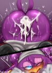after_sex anal anal_fluids anal_penetration anthro anus ass_up avian beak big_breasts bird blue_eyes blush bodily_fluids bottomwear bottomwear_down breasts butt butt_focus clothed clothing cum cum_drip cum_in_ass cum_inside cumshot dark_body dark_skin digital_media_(artwork) dripping duo ejaculation female footwear from_behind_position fucked_silly fur genital_fluids genitals gloves glowing glowing_eyes hair handwear headgear headkerchief headscarf headwear heart_eyes heart_symbol hi_res hirundinid invisible_penis inviting_to_sex kailewds kerchief leaking leaking_cum legs_together looking_at_viewer looking_back lying male male/female mammal no_underwear non-mammal_breasts on_front one_eye_closed oscine pants pants_down partially_clothed passerine penetration penile penile_penetration penis purple_body rough_sex secretly_loves_it sega sex shoes simple_background solo sonic_riders sonic_the_hedgehog_(series) stretching swallow_(bird) tail text tongue vaginal_fluids vulva wave_the_swallow wet wet_clothing yoga