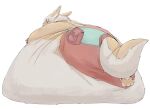 2025 belly big_belly female hair hi_res huge_belly humanoid lai0n made_in_abyss morbidly_obese nanachi narehate obese overweight simple_background solo white_background white_hair