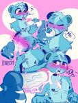 animal_ears animal_nose anthro balls blue_body blue_fur blush bodily_fluids body_fur cum cum_in_mouth cum_inside cum_on_body cum_on_face disembodied_penis duo ejaculation english_text erection eyes_closed fellatio fur genital_fluids genitals handjob hasbro herpestid hi_res licking littlest_pet_shop littlest_pet_shop_(2012) male male/male male_focus mammal mongoose multiple_angles nipples open_mouth oral orange_eyes penile penis pink_background sex shahrukh simple_background speech_bubble spiral_eyes spoken_question_mark sunil_nevla tail text tongue tongue_out turkenshtane228 upper_body vein veiny_penis
