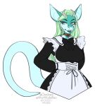  2021 alpha_channel anthro blue_eyes breasts clothed clothing digital_media_(artwork) dragon eyebrows eyelashes female green_hair hair hi_res kittydee looking_at_viewer simple_background transparent_background wingless_dragon 