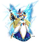  \n/ absurdres android armor armored_dress aura axasempai berkana_(mega_man) black_bodysuit black_gloves blonde_hair blue_eyes bodysuit bracelet breastplate breasts capcom cast casting_spell chest_jewel circuit_board digital_dissolve dress electricity electrokinesis floating_staff gloves glowing hat headphones highres holding holding_staff jeweled_hat jewelry joints large_breasts lightning lipstick long_dress long_hair makeup mechanical_wings mega_man_(series) mega_man_x_(series) mega_man_x_dive mega_man_xtreme_2 pink_lips plate_armor robot robot_girl robot_joints serious shoulder_armor shoulder_spikes simple_background sparks spikes staff turtleneck white_background white_dress wide_hips wings witch witch_hat wristband 