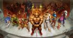  2022 6+boys 6+girls absurdres adjusting_clothes adjusting_headwear all_fours animal_ears animal_hands animal_head animal_print arm_support arm_up ass bandana bao_(cyberbots) barbarian bare_shoulders barefoot bat_print bat_wings beret blanka blonde_hair blue_eyes blue_hair boots bracelet breasts brown_hair bx-02_blodia capcom capcom_fighting_collection cape cat_ears cat_girl cat_tail caveman chain chibi child chinese_clothes chun-li claw_(weapon) claws cleavage cloak clothing_cutout collarbone colored_skin crossover crown cyberbots darkstalkers demitri_maximoff devilot_de_deathsatan_ix double_bun dougi dr_stein dress fang feather_hair_ornament feathers feet felicia_(darkstalkers) fighting_stance formal_clothes fur_cloak game_cg glowing glowing_eyes green_eyes green_hair green_skin hair_bun hair_ornament happy hat headband heart_cutout hibiki_dan highres hsien-ko jewelry jiangshi jigoku_daishi jumping kicking leo_(warzard) lilith_(darkstalkers) lion lion_boy lion_ears lion_hair long_hair looking_at_viewer looking_back mao_(cyberbots) mask mask_on_head mecha medium_breasts monster_boy monster_girl morrigan_aensland mouth_mask mukuro_(warzard) multiple_boys multiple_girls muscular muscular_male necklace ninja ninja_mask no_eyebrows non-web_source official_art one_eye_closed open_mouth orange_hair outstretched_arms pants pantyhose pink_hair pink_shoes planted planted_sword pocket_fighter pointy_ears print_pantyhose protecting puffy_pants puffy_sleeves purple_pantyhose qingdai_guanmao red_bandana red_boots robot ryu_(street_fighter) sakutamo saotome_jin scarf shirt shoes shouting signature sitting skirt smile smug soldier spiked_bracelet spikes squatting street_fighter street_fighter_ii_(series) suit sword tail tan tank_top teeth thumbs_up tiara upper_teeth_only vampire very_long_hair warzard weapon white_boots white_dress white_fur white_pants white_scarf white_shirt wings yellow_eyes 