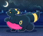 2025 absurd_res artist_name balls big_balls big_butt big_penis black_body black_ears black_fur black_hair black_nose black_tail blush blush_lines brown_eyes building butt city digital_media_(artwork) eeveelution fangs feral fur generation_2_pokemon genitals hair half-closed_eyes half_moon heart_symbol hi_res huge_balls huge_penis hyper hyper_balls hyper_genitalia hyper_penis male moon multicolored_body multicolored_ears multicolored_fur narrowed_eyes night nintendo outside penis pokemon pokemon_(species) quadruped rydryd sharp_teeth side_view solo star tail teeth text thick_thighs two_tone_body two_tone_ears two_tone_fur two_tone_tail umbreon yellow_body yellow_ears yellow_fur yellow_sclera yellow_tail