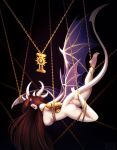  ass bondage devil horns miranda_(zliva) monster_girl naked nipples tail wings zliva 
