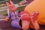  2025 3d_(artwork) 4_toes anthro barefoot blender_(artwork) canid canine canis clothed clothing cynthiaacid diane_foxington digital_media_(artwork) domestic_cat dreamworks duo extreme_size_difference eyebrow_piercing facial_piercing feet felid feline felis female foot_fetish foot_focus fox fur hair hi_res larger_female macro male male/female mammal micro open_mouth orange_body orange_fur paige_(p4wsized) pawpads paws piercing plantigrade plantigrade_pawpads size_difference smaller_male smile soles teeth the_bad_guys toes 