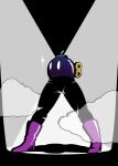  alternate_species ambiguous_gender armless black_background black_bottomwear black_clothing black_pants bob-omb bomb boots bottomwear clothed clothing colored crossover digital_media_(artwork) explosives footwear geno28_(artist) hi_res humanoid humanoidized humor mario_bros mettaton_ex nintendo not_furry pants pose purple_boots purple_clothing purple_footwear signature simple_background smoke solo sparkles spotlight standing undertale video_games waddling_head 