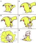  ambiguous_gender anal anime anus chibi clothing clothing_transformation costume cursed_image disguise dress dress_up female greenteaneko hair human innocent_expression intersex intersex/female mammal murid murine nightmare_fuel nintendo pikachu pok&eacute;mon pok&eacute;mon_(species) reveal rodent transformation video_games what white_hair why 