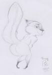  absurd_res ambiguous_gender anthro butt clothed clothing hammy_(over_the_hedge) hi_res looking_at_viewer mammal nude over_the_hedge pose presenting ram_satinga rodent sciurid smile traditional_media_(artwork) tree_squirrel 