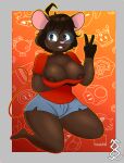  female gwen_(joaoppereiraus) hi_res mammal mouse murid murine rodent solo 