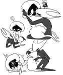 anthro arthropod blush duo female female/female fingering flustered hand_holding head_grab hi_res hollow_knight_(franchise) hornet_(hollow_knight) insect kissing lace_(hollow_knight:_silksong) lying objectfucker on_back on_lap on_side sex team_cherry