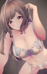  akinoji_(akiponpon27) bra cleavage pantsu the_idolm@ster the_idolm@ster_shiny_colors tsukioka_kogane 