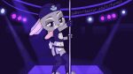  animated anthro bodily_fluids clothed clothing club_(disambiguation) dancing disney female flat_chested furnut genital_fluids genitals grinding hi_res judy_hopps lagomorph leporid lingerie looking_at_viewer mammal nipples pawpads pole pole_dancing police_uniform pussy pussy_juice rabbit skimpy solo spread_legs spreading stage strip_club stripper_pole uniform zootopia 