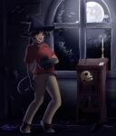 2025 animal_humanoid anthro atmospheric biped black_body black_fur black_hair body_size_growth bone book bookshelf breast_growth breasts brown_eyes cabinet candle candlelight candlestick cat_humanoid cheek_tuft claws clothing cloud collared_shirt colored confusion domestic_cat ear_growth eye_color_transformation eyelashes facial_tuft felid felid_humanoid feline feline_humanoid felis footwear full-length_portrait full_moon fur fur_growth furniture gender_transformation gloves_(marking) growth hair hair_growth halloween hat headgear headwear heterochromia hi_res holding_book holding_object holidays human human_to_anthro humanoid intersex khaki_pants light long_hair looking_down mammal mammal_humanoid markings moon mtf_transformation night open_mouth paw_growth paws polo_shirt portrait sequence shaded shirt shoes short_tail size_transformation skull sky skyscape sneakers snout snout_growth solo species_transformation spellbook spider_web tagme tail tail_growth tf-sential topwear torn_shoes transformation transformation_sequence tuft wardrobe_malfunction window witch_hat yellow_eyes