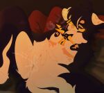 anthro blush bodily_fluids bolt_(cloudy_hyena) cloudy_hyena fingering fingering_self genital_fluids genitals hi_res male masturbation solo splynter trans_(lore) trans_man_(lore) vaginal vaginal_fingering vaginal_fluids vulva yellow_blush