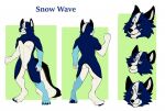  anthro canid canine canis featureless_crotch larsmoon male mammal model_sheet nude snow_wave solo wolf 