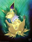  absurd_res ambiguous_gender anal anus clitoral_sucking eeveelution electricity electrostimulation eryz fangs female female/ambiguous feral fur genitals grass group hi_res high-angle_view jolteon joltik lying multi_nipple nintendo nipple_fetish nipple_play nipple_suck nipples on_back open_mouth oral plant pok&eacute;mon pok&eacute;mon_(species) pussy rimming sex size_difference sucking urethra video_games yellow_body yellow_fur 