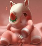  animal_crossing bodily_fluids brew_sleeper cum cum_inside female genital_fluids genitals hi_res looking_at_viewer mammal merengue_(animal_crossing) nintendo pussy rhinocerotoid simple_background sitting solo video_games 