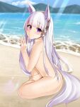  animal_ears gold_ship_(umamusume) naked tail tokuya uma_musume_pretty_derby wet 