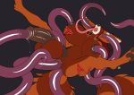 abdominal_bulge ailurid anal anal_penetration ankle_tuft anthro blush bodily_fluids brown_nipples brown_penis colored_nails digitigrade double_penetration dripping ear_penetration ear_piercing eyes_closed fangs genital_fluids genitals glistening glistening_genitalia glistening_penis glistening_tentacles herm hi_res humanoid_genitalia humanoid_penis intersex leg_tuft lips long_nails long_tongue longblueclaw looking_pleasured mammal nails nipple_fetish nipple_penetration nipple_play nipples nonbinary_(lore) open_mouth pawpads penetration penis piercing precum precum_drip purple_tentacles quadruple_penetration quintuple_penetration red_lips red_nails red_panda sextuple_penetration signature simple_background solo teeth tentacle_in_ass tentacle_in_nipple tentacle_in_urethra tentacle_in_vagina tentacle_penetration tentacles tongue triple_penetration tuft urethral urethral_penetration vaginal vaginal_penetration
