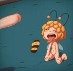  animal_humanoid antennae_(anatomy) arthropod arthropod_humanoid bee_humanoid clothing duo feet female flat_chested genitals human humanoid hymenopteran hymenopteran_humanoid insect insect_humanoid male male/female mammal maya_the_bee nipples padoga pussy tongue tongue_out vein young 