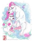 100_percent_wolf 200_percent_wolf canid canine canis domestic_dog duo fennec_(artist) feral freddy_lupin_(100_percent_wolf) freddy_lupin_(200_percent_wolf) hi_res male male/male mammal mythological_canine mythological_creature mythology pink poodle selfcest size_difference size_play size_transformation square_crossover transformation werecanid werecanine werecreature weredog werepoodle werewolf