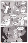  anthro canid canine comic doujinshi english_text female hi_res iradeon male mammal melee_weapon polearm senz spear text url weapon 
