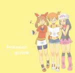  commentary_request dawn_(pokemon) may_(pokemon) menoko misty_(pokemon) pokemon pokemon_(anime) pokemon_(creature) 