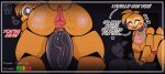 animated animatronic anus areola avian big_areola big_breasts bird breasts butt butt_focus chicken clothing english_text female female_focus five_nights_at_freddy's five_nights_at_freddy's_2 galliform genitals glistening glistening_butt half_naked hi_res looking_at_viewer looking_back machine male male/female motion_lines nude onomatopoeia penis phasianid pink_clothing pink_underwear plap rear_view robot scottgames sound_effects tail tail_motion tailwag text toy_chica_(fnaf) trifecta_(artist) underwear vaginal vein veiny_penis yellow_body