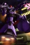  absurdres artist_request battle bazooka_(gundam) dom_(mobile_suit) earth_federation gundam gundam_perfect_file highres holding holding_weapon magazine_scan mecha mecha_focus mobile_suit mobile_suit_gundam musai nebula no_humans official_art one-eyed red_eyes rick_dom robot scan scene_reference science_fiction scope space spacecraft star_(sky) thrusters traditional_media weapon window zeon zero_gravity 