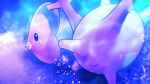  absurdres air_bubble blue_eyes blurry bubble closed_eyes closed_mouth commentary corsola gen_2_pokemon gen_3_pokemon higa-tsubasa highres luvdisc no_humans pokemon pokemon_(creature) underwater 