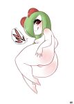 &lt;3 absurd_res anthro big_butt breasts butt female hand_on_butt hi_res huge_butt kirlia licking licking_lips looking_at_viewer nintendo nipples pok&eacute;mon pok&eacute;mon_(species) red_eyes saltyxodium seductive small_breasts solo thick_thighs tongue tongue_out video_games 