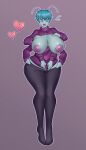  &lt;3 absurd_res animal_humanoid arachnid arachnid_humanoid arthropod arthropod_humanoid big_breasts breasts clothing female green_hair hair hand_on_hip hi_res huge_breasts humanoid multi_arm multi_limb nauth nipples solo spider_humanoid torn_clothing wide_hips 