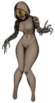 2004 alpha_channel animate_inanimate big_breasts breasts elemental_creature elemental_humanoid facial_markings featureless_breasts featureless_crotch featureless_feet feet female front_view green_eyes head_markings hi_res hood humanoid living_statue looking_at_viewer markings metallic_body mineral_fauna mineral_humanoid navel rock rock_creature rock_humanoid saltyslice scp-173 scp_foundation sculpture simple_background solo statue tan_body thick_thighs transparent_background untitled_2004 wide_hips